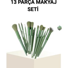 Alkasaz 13’lü Profesyonel Makyaj Fırça Seti – Yumuşak Sentetik Kıllı, Tüm Cilt Tiplerine Uygun