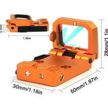 Alkasaz Vism Flipdot Reflex M2 Red Dot Sight - Katlanabilir 22MM Reflex Nişangâh