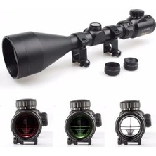 Alkasaz 3-9X56EG Dürbünü Çift Işık Kırmızı,yeşil Kaynaklı Zoomlu