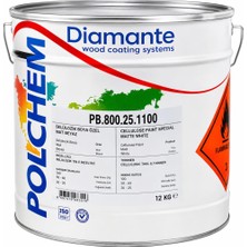 İBAVET Polchem PB.800.25 Poliüretan Boya Mat Beyaz 12+6 kg