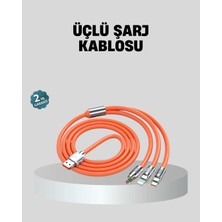 Alkasaz Üçlü Şarj Kablosu – Yüksek Hızlı, Dayanıklı ve Uzun Ömürlü