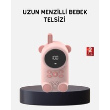 Alkasaz Bebek Telsizi LCD Ekran Vox Iki Yönlü Iletişim USB Şarj Hafif