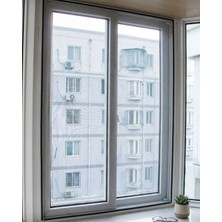 Alkasaz Kesilebilir Pencere Sinekliği 100X150 cm Çift Taraflı Bant Hediyeli Tül