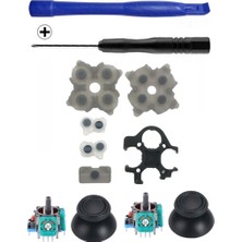 Pop Konsol PS5 Versiyon 3 Analog Motor Topuz İç Lastik Tornavida Ayırıcı Tamir Seti Playstation 5 Kol Tamiri