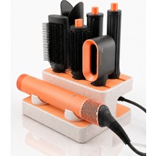 Elana Design Dyson Co-Anda 2x Standı | Adaptör Bölmeli | Sağa-Sola Hareketli Tapalı | Kaymaz ve Çizmez Tabanlı