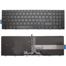PARS POWER Siyah-Işıklı, Notebook Klavye - Dell Inspiron 3558 Type P47F, P47F001 Muadili ile Uyumlu