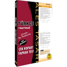 Alkasaz Tasarı Ales Türkçe Sözel Yetenek Yaprak Test Çek Kopart