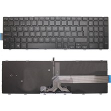 PARS POWER Siyah-Işıklı, Notebook Klavye - Dell Inspiron 15 P40F, P51F, P58F Muadili ile Uyumlu