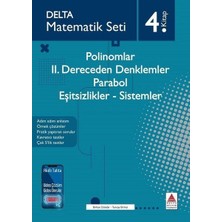 Alkasaz Matematik Seti 4.kitap - Polinomlar-2. Dereceden Denklemler - Parabol - Eşitsizlikler - Sistemler