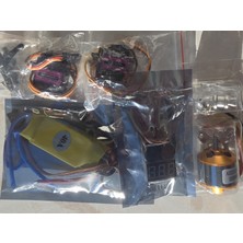 Kuzey Hobi Uçak Elektronik Seti 40A Esc 2212 2200KV Motor 2x MG90S Servo ve Lipo Alarm