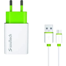 Soultech SC113B Comfort 2.1A Type-C Seyahat Şarj Seti