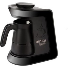 Arnica Kahve Makinesi Köpüklü Eko Siyah IH32059 300 ml Kapasite ile Çift Emniyet Sistemi