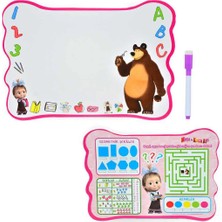 4 Adet Laço Kids Maşa ile Koca Ayı Eva Yazı Tahtası MS7578