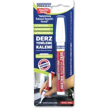 3 Adet  Vodaseal Derz Kalemi Seri Beyaz 1 Adet Yedek