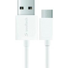 3 Adet Soultech DK052B Comfort Classic 2.0 Mah Type-C Şarj Kablosu