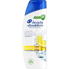 4 Adet   Head And Shoulders Şampuan Limon Ferahlığı 1+1 330 ml