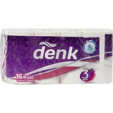 2 Adet  Denk Tuvalet Kağıdı 16 Lı 3 Katlı