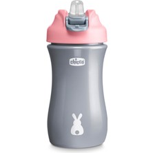 Alkasaz Chicco Pop-Up Pipetli Bardak 2 Yaş+ 350 ml - Pink