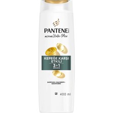 3 Adet  Pantene Kepeğe Krşı Etkili 3+1 400 ml Şampuan