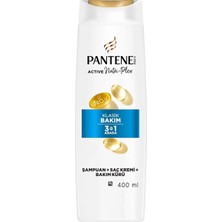 2 Adet  Pantene Klasik Bakım 3+1 400 ml Şampuan
