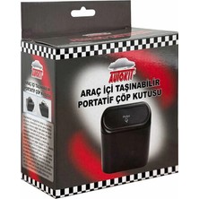 4 Adet Autokit Araç Içi Taşınabilir Portatif Çöp Kutusu FA1-892