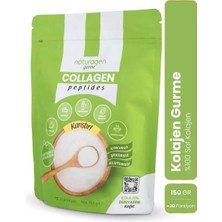 4 Adet   Naturagen Kolajen Gurme %100 Saf Collagen Peptides - 150 Gram