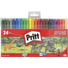 2 Adet  Pritt 24'lü Keçeli Kalem
