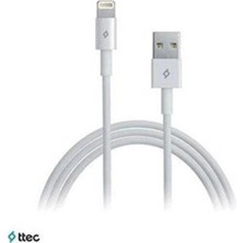 4 Adet   Ttec Lightning Data Kablosu Beyaz