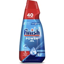 4 Adet   Finish Jel Bulaşık Makinası Deterjanı Hepsi Bir Arada 1000 ml