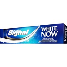 4 Adet   Signal Diş Macunu White Now Anında Beyazlık 75 ml
