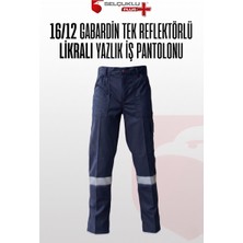 Selçuklu Plus 16/12 Gabardin Likralı Yazlık Tek Reflektörlü Işçi Pantolonu