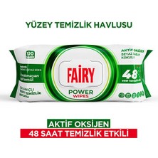 4 Adet   Fairy Yüzey Temizlik Havlusu Beyaz Sabun 100'LÜ