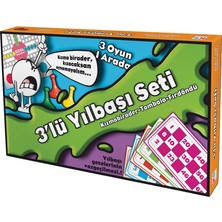 2 Adet  Ks Yılbaşı Seti 3 Lü Kızma Birader Tombala Fırdöndü