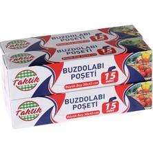 3 Adet  Taktik Buzdolabı Poşeti Büyük Boy 30*45 cm 4 Lü