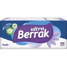 3 Adet  Berrak Peçete 200'LÜ