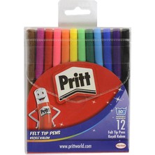 3 Adet  Pritt 12'li Keçeli Kalem