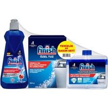 2 Adet  Finish Temizlik ve Bakım Seti(Parlatıcı 400 Ml, Tuz 550 G,temizleyici 250 Ml)
