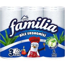 2 Adet Familia Aloe Vera Özlü Kağıt Havlu 6'lı