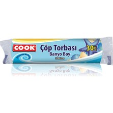 2 Adet Cook Çöp Torbası Banyo Boy Okyanus Kokulu 30'lu