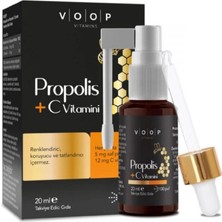 3 Adet  Voop Propolis ve Vitamin C Içeren Takviye Edici Gıda 20ML