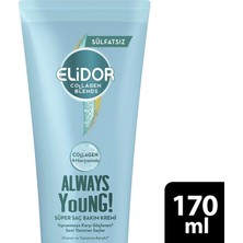 3 Adet  Elidor Collagen Blends Onarıcı ve Yıpranma Karşıtı Sülfatsız Saç Bakım Kremi 170 ml