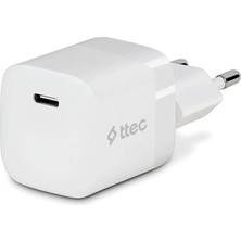 3 Adet Ttec 2SCP03B Smartcharger 30W Pd Usb-C Seyahat Hızlı Şarj Aleti Beyaz