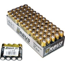 3 Adet Orbus Alkalin Pil Aa 4' Lü LR06