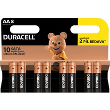 3 Adet Duracell Basic Alkalin Aa 8'li Kalem Pil