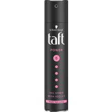 2 Adet  Taft Saç Spreyi No 5 Power Kaşmir Dokunuşu 250 ml