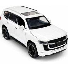 Vardem Oyuncak Diecast Metal Oyuncak Araba Toyota Land Cruiser 15 cm – 1:32 Ölçek Çek Bırak Model