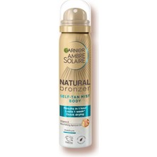 Garnier Ambre Solaire Natural Bronzer 50+ SPF Güneşsiz Bronzlaştırıcı Sprey Tüm Cilt Tipleri İçin 150 ml