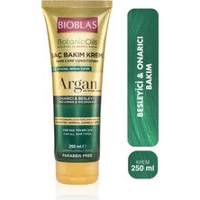 3 Adet  Bioblas Botanic Oils Saç Kremi Maske 200 ml Argan