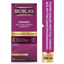 4 Adet Bioblas Şampuan 360 ml Saç Dökülmesine Karşı Collagen + Keratin