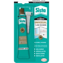 2 Adet  Beyaz Silikon Sista Tup 50G